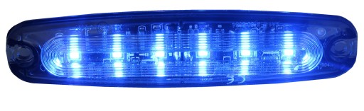 TT.155-6B, TT.155-6B - Сигнальная лампа 6led стробоскоп синий 12/24