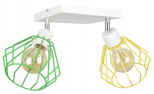 Стельовий світильник Moderno E27, сині відтінки