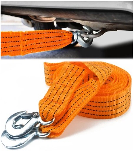 ТРОС БУКСИРОВОЧНЫЙ ТРОС БУКСИРОВОЧНЫЙ РЕМЕНЬ СИЛЬНЫЙ 4 М 5 ТОНН