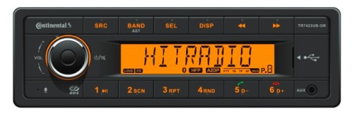 Continental TR7423UB - OR Radio Tir 24V Bluetooth