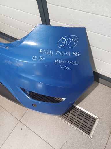 bumper rear part rear FORD FIESTA MK7 08-17R 8A61-17K823 4 X PDC