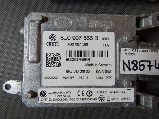 Audi Q3 8U ассистент смены ремня ACC 8U0907566B