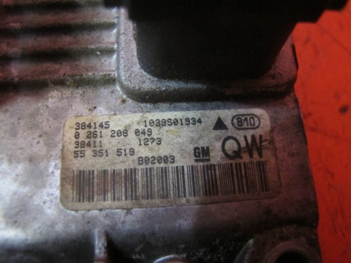 OPEL VECTRA C GTS 3.2 V6 Z32SE control unit computer of the engine 55351519
