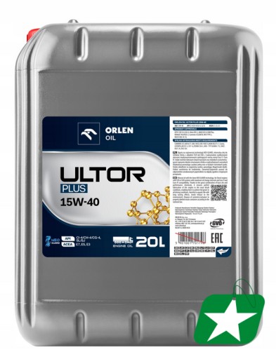 ORLEN OIL ULTOR PLUS CI-4 15W40 20л