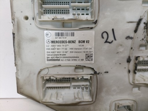 Модуль контроллера комфорта mercedes sam a9079007407
