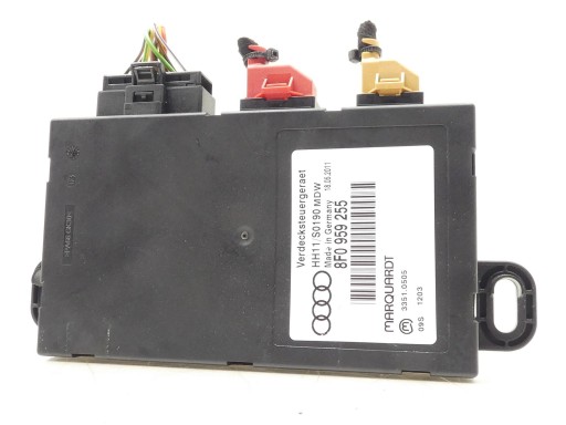 Дах комп'ютер контролер модуль audi a5 8t 8f cabrio 8f0959255