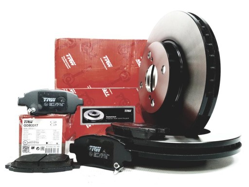 Диски колодки TRW TOYOTA COROLLA E12 JPN передня