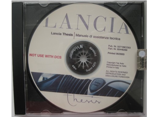 Lancia Thesis manual CD ремонт оригінал