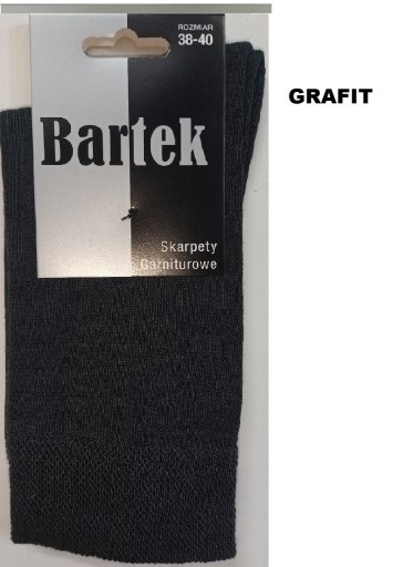 Ponožky Oblekové BARTEK veľ. 38-40 Grafit