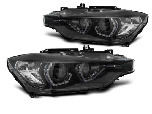 ФОНАРИ BMW F30 F31 11-15 LED (СВЕТОДИОД ) BLACK ХОДОВЫЕ ОГНИ ДХО КСЕНОН изображение 1