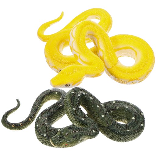 Реалістичні моделі змій Золотий пітон повзає 2 шт