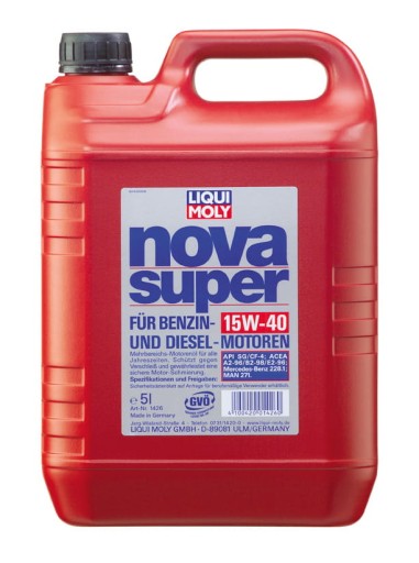 МАСЛО LQM NOVA SUPER 15W-40 HD 5L