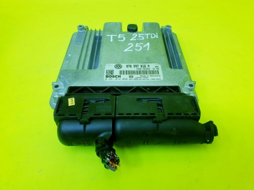 070997016M 0281014050 - Комп'ютерний блок керування двигуном vw transporter t5 2.5 tdi