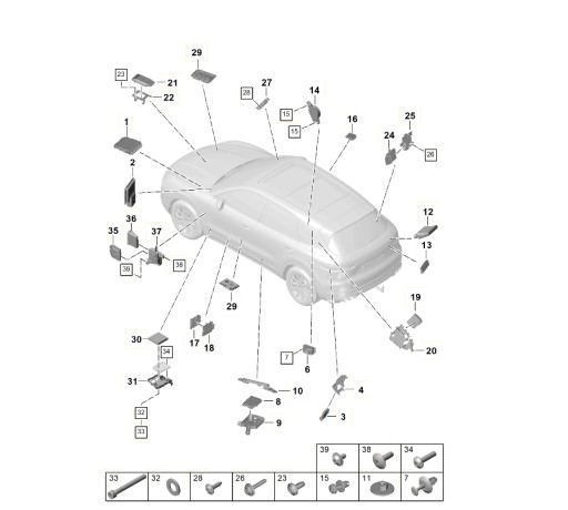 Контролер системи управління теплом porsche cayenne pab965429f