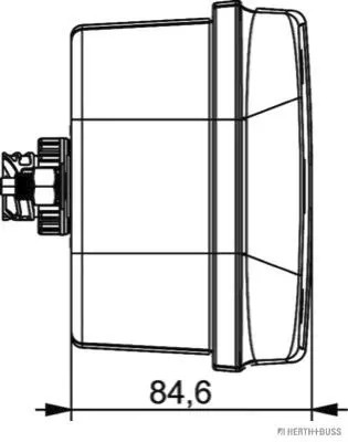 Ліхтар задній 83830173 herth+bus elparts