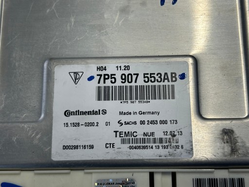 PORSCHE CAYENNE 7P module control unit springing 7P5907553AB