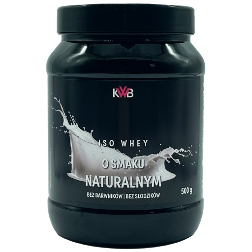 Протеїнова добавка білковий ізолят - WPI KWB Nutrition 500 г, натуральний ароматизатор
