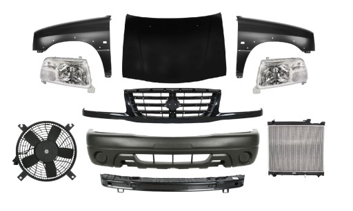 58811-65D50 - GRAND VITARA 01-06 ПЕРЕДНИЙ КАПОТ, БАМПЕР, КРЫЛО