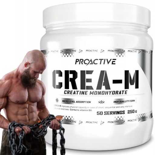 Kreatín monoHYDRÁT prášok SILA Prírodná hmota ProActive 250g