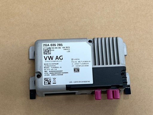 Audi q3 83a онлайн сервіси контролер 2ga035285