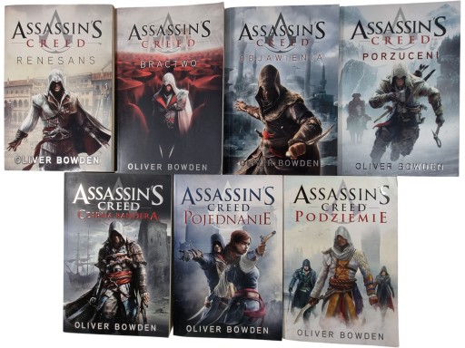 Zdjęcie egzemplarza: Assassin's Creed 1-8 / bez tomu 4 / Oliver Bowden