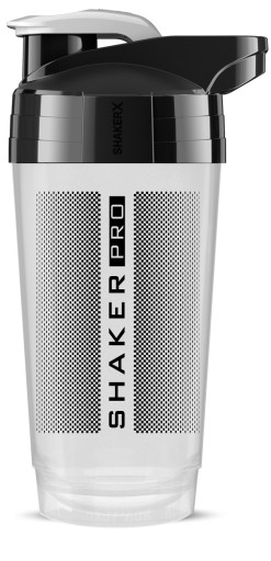Шейкер shakerX 700 мл PRO WHITE ПРОЗОР