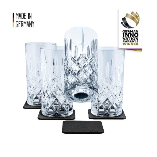 NM-LO-300-4 - МАГНИТНЫЕ СТАКАНЫ LONGDRINK 4 ШТ. В ДОМ НА КОЛЕСАХ