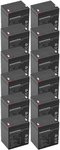 Tbc14 батареї комплект батарей для дбж apc eaton powerwalker 12x ep 5-12