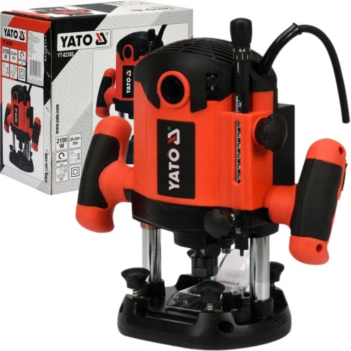 ЭЛЕКТРИЧЕСКИЙ ФРЕЗЕРНЫЙ СТАНОК YATO ДЛЯ ДЕРЕВОРЕЗОВ 8, 12 ММ 2100 Вт