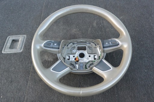 volante MULTIFUNKCYJNA beige GRZANIE bello AUDI A6 C6 Q7 4L LIFT