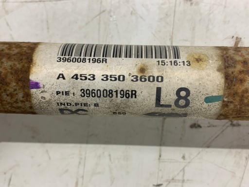 semi-axis right rear part right rear A4533503600 RENAULT TWINGO III (14-18) 1.0 SCE