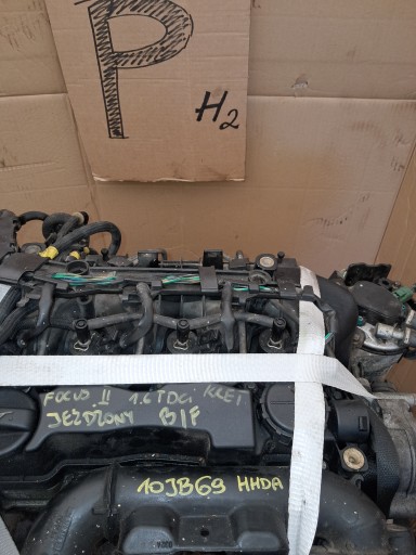engine 1.6 TDCI 9HZ 10JB69 complete FORD FOCUS MK2 PEWNIAK FILM Z PRACY