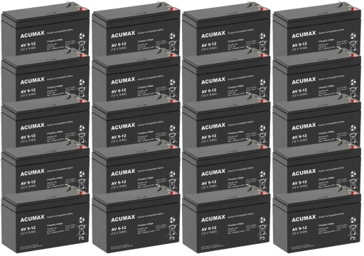 Tbc50 батареї набір батарей для ups apc eaton powerwalker 20x av 9-12