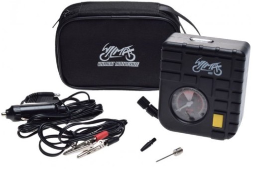 НЕВЕЛИКИЙ МІНІ-КОМПРЕСОР КОМПРЕСОР НАСОС 12V + ЛІХТАРИК