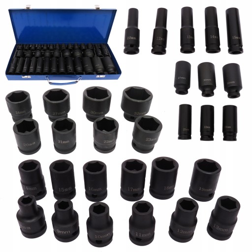 НАБОР УДАРНЫХ ГОЛОВОК УДАРНЫХ ГОЛОВОК 35EL 8-32 CRV