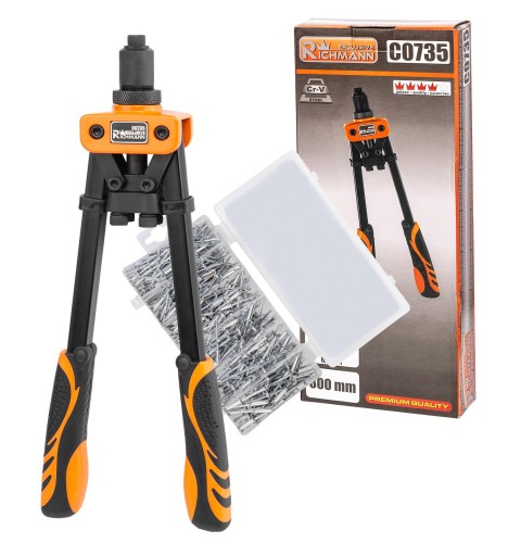 НАБІР РУЧНИХ НОЖИЦ КЛЕПАЛЬНИК 300ММ + ЗАКЛЕПКИ