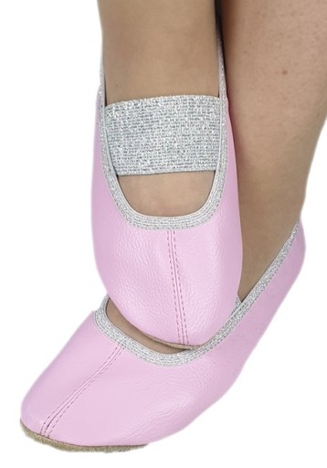 Рожеві балетки для ритмічного танцю R.32