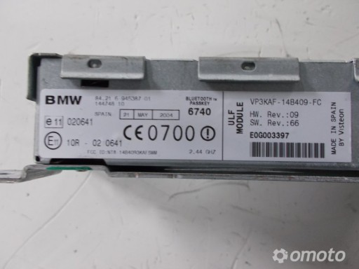 BMW X3 E46 3.Module BLUETOOTH 69453887