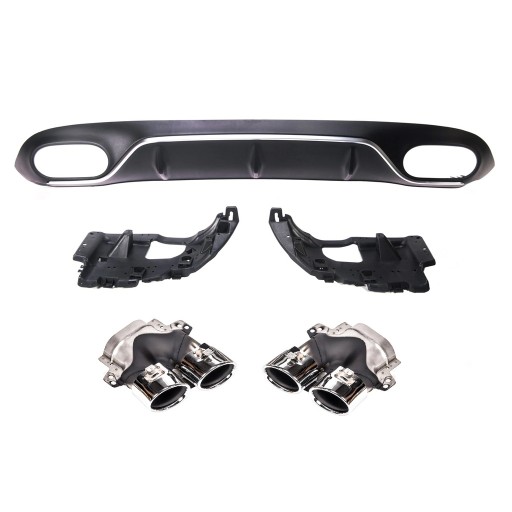 Задний диффузор для MERCEDES E-Class (C238) Coupe 2016 - стиль E53