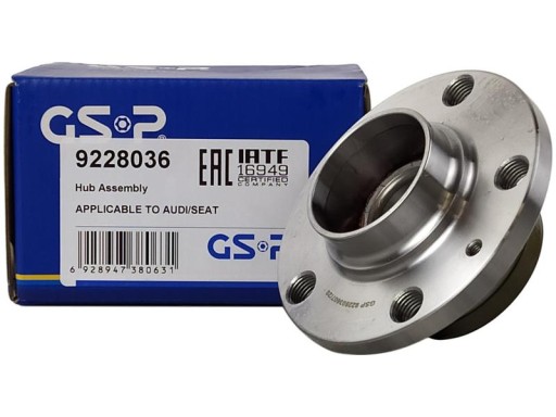 GSP9228036 - GSP ПОДШИПНИК СТУПИЦЫ КОЛЕСА ЗАДНИЙ VW POLO 9N 6R