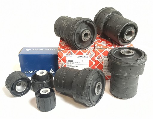 FEB-TUL-028, FEB-TUL-028 - Втулки тележки задней балки комплект для bmw e39 530d
