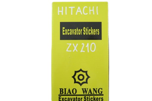 000003656 - НАКЛЕЙКИ HITACHI ZAXIS ZX210 ПОВНИЙ КОМПЛЕКТ