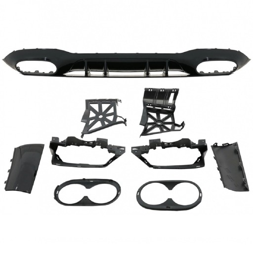 Задній дифузор для MERCEDES A-Class (V177) Saloon 2018 - стиль A45