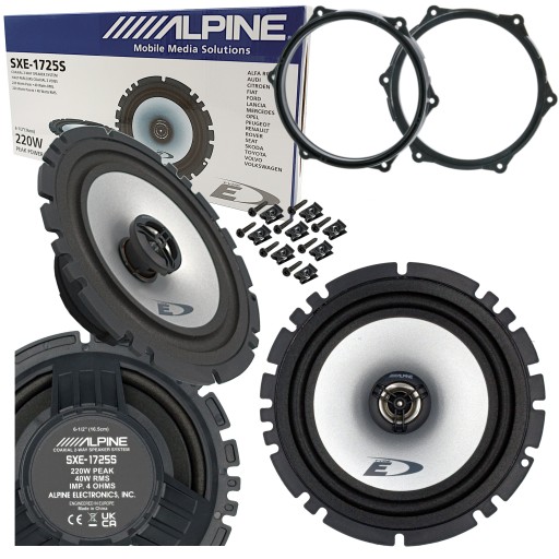 Проставки динаміків ALPINE для SEAT IBIZA 6J 6P ДВЕРІ ПЕРЕДНІ ЗАДНІ