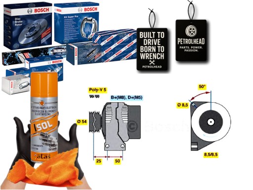 BOS0 986 - Bosch #petrolhead pro+ kit4 генератор