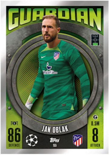 Topps Match Attax 2023/2024 - GUARDIAN - 155 ЯН ОБЛАК