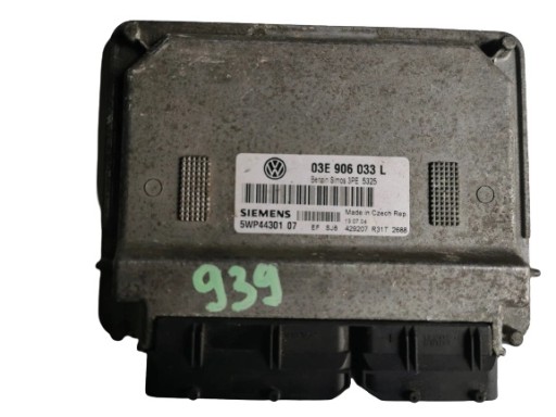 VW POLO 1.2B 5WP4430107 03E906033L computer ECU