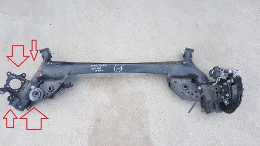 CX30BelkaSankiTyl - Mazda cx30 19 - балка підвіски задні сани 2х4 2.5