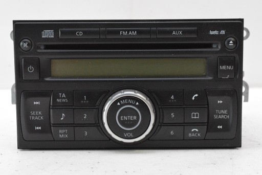 RADIO radio CD AUX BLUETOOTH 28185JD05A NISSAN QASHQAI 1 i J10