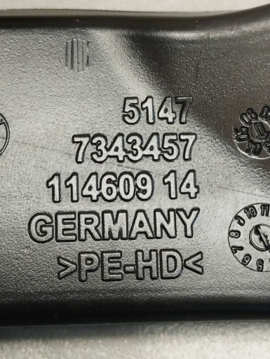 BMW 7 G11 drain air 7343457